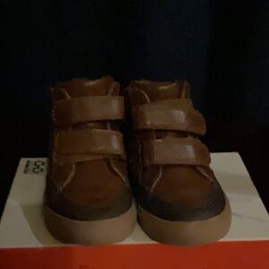 Brown Kids Cat &Jack Shoes with Velcro Straps